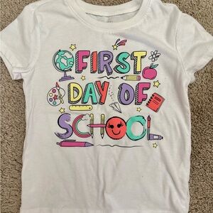 First Day of School Graphic Tee